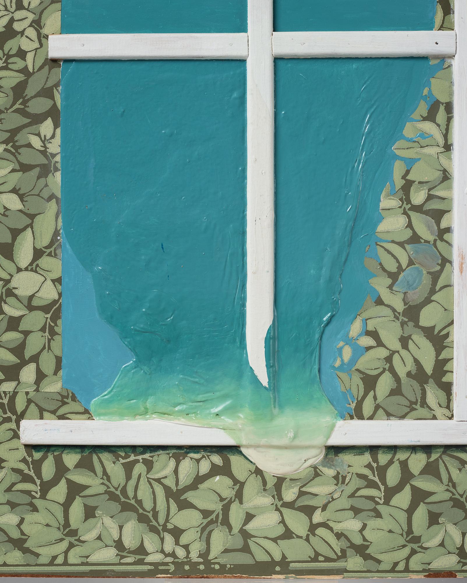 Philip von Schantz, mixed media on panel, signed and dated -68.