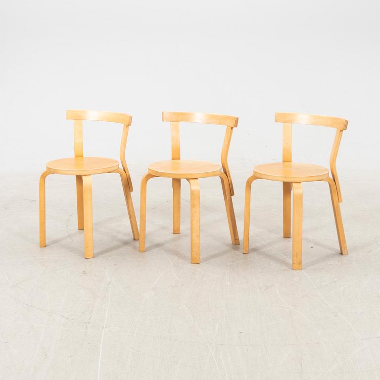 Alvar Aalto, Stolar 3 st modell 68 Artek Finland 1900-talets senare del.