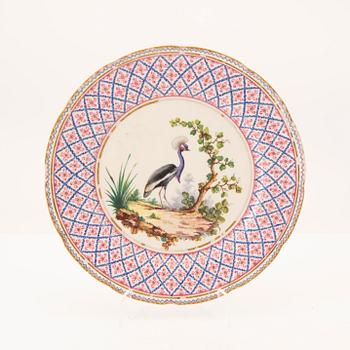 Plate Sèvres France 1789 porcelain.