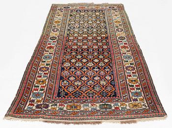 An antique Shirvan runner, circa 313 x 116 cm.