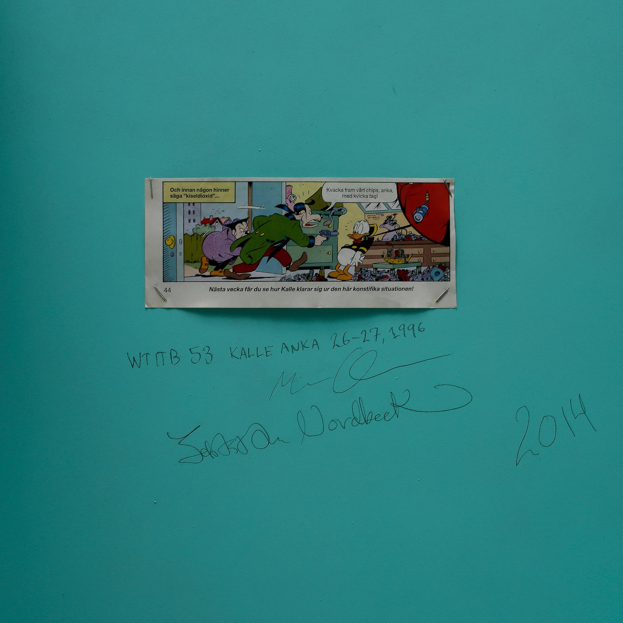 MAX & SEBASTIAN OLOFSSON NORDBECK, "WTITB 53 Kalle Anka 26-27, 1996", 2014.