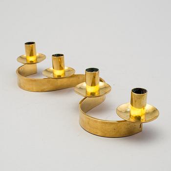 A brass candlestick by Josef Frank, Svenskt Tenn.