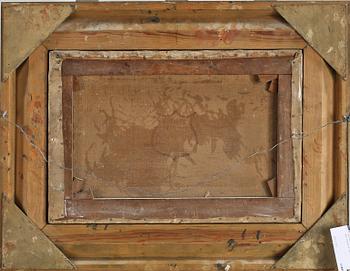 OKÄND KONSTNÄR, olja på duk, signerad, 1800-tal.