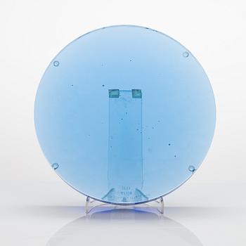 Harri Koskinen, taidelasi, "Kupera", signeerattu Harri Koskinen Iittala 2017, 4/100 1921.