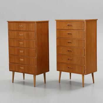 BYRÅER, 2 st, 1960-tal.