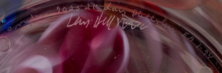 LARS HELLSTEN, lidded urn, signed.