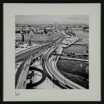 Åke Lange, "Vy mot Skeppsbron 1950-tal".
