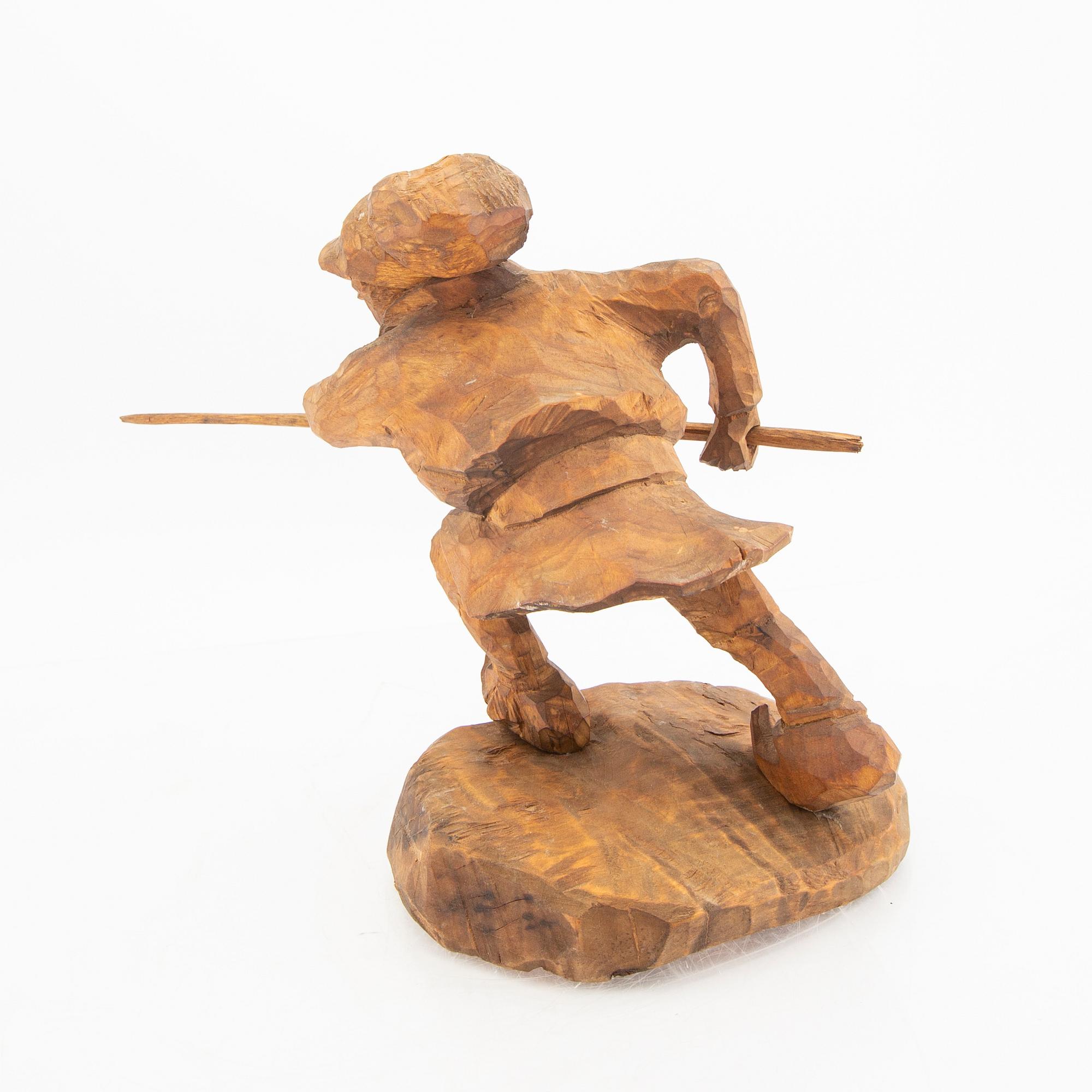 Bengt Jonsson, a signed wooden sculpture.
