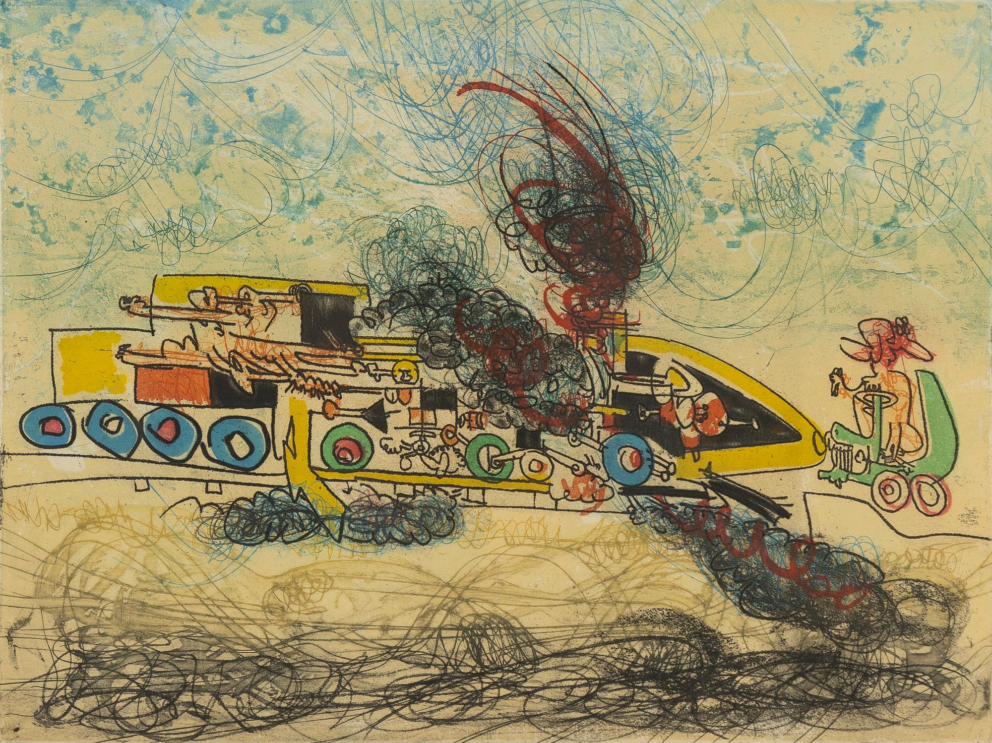 Roberto Matta, "Les Oh! Tomobiles".