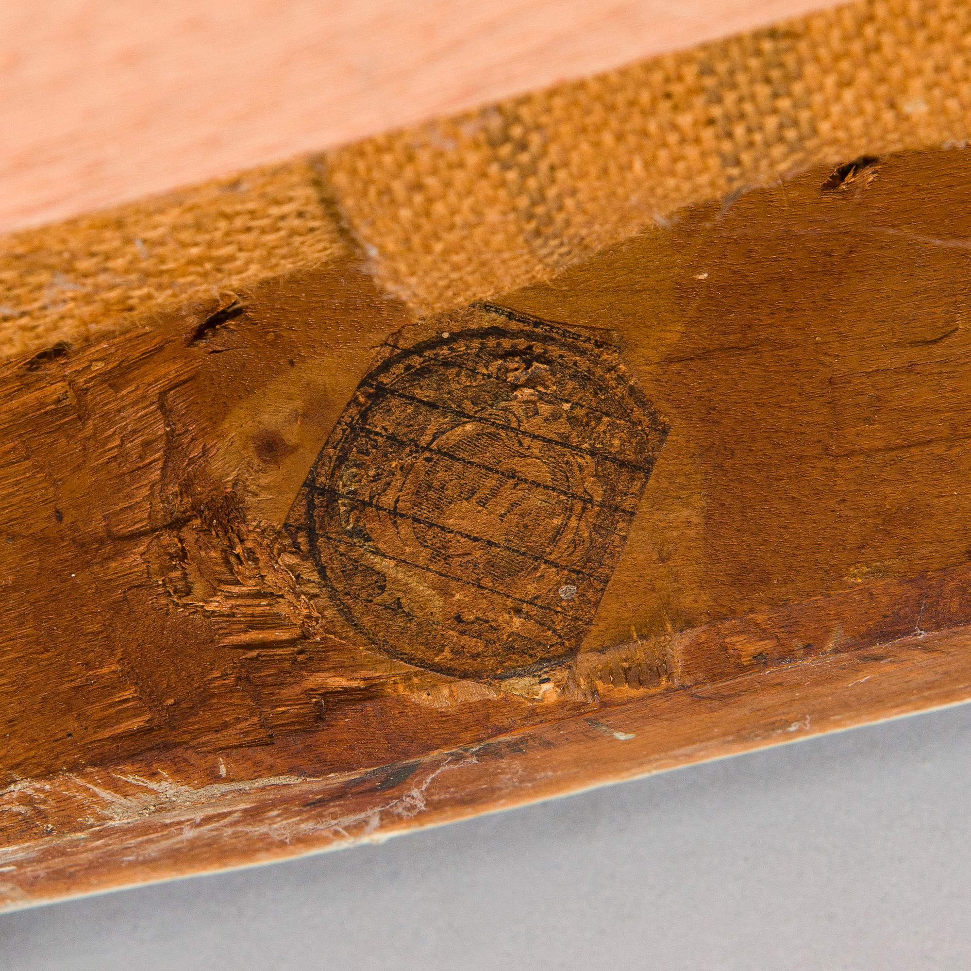 A Swedish Gustavian sofa, late 18th century.