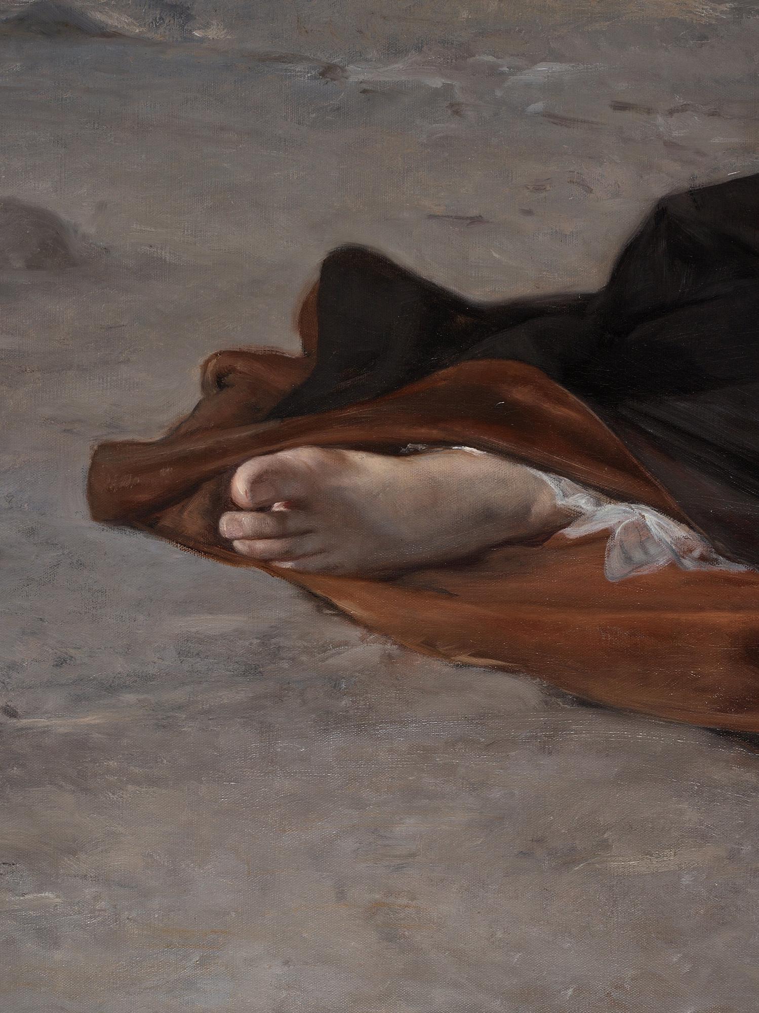 Julius Kronberg, "Han dröjer" (He is late).