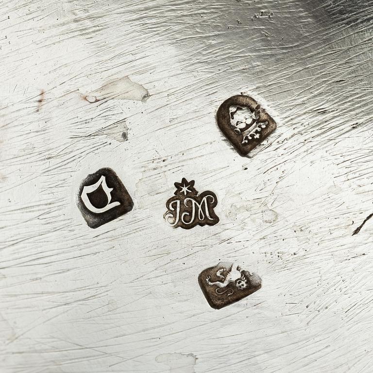 John Moore, dryckeskanna, silver, London 1759.