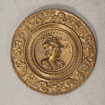 Wall plates 6 pcs Baroque/Renaissance style first half of the 20th century.