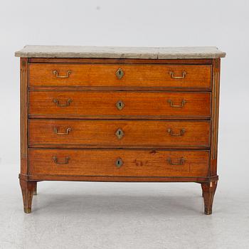 Johan Jacob Almgren, a Gustavian chest of drawers, Stockholm, late 18th Century.