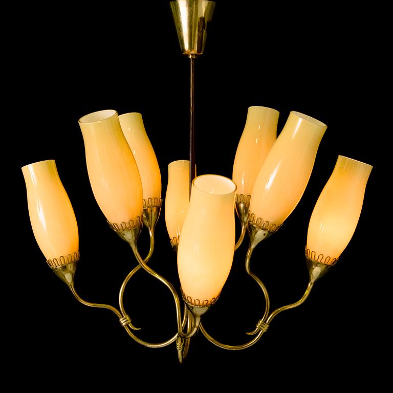 GUNNEL NYMAN, A mid 20th century '51110' chandelier Sievä for Idman Finland.