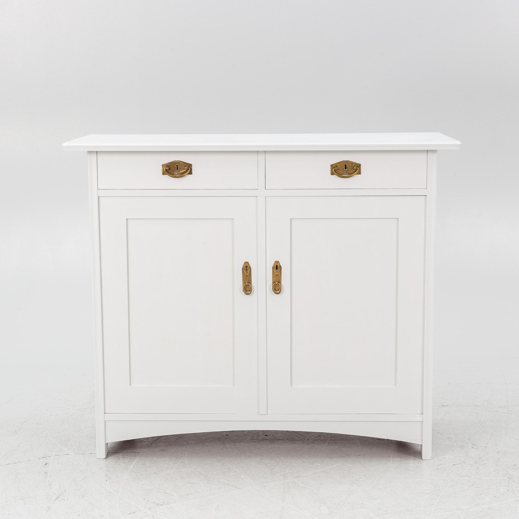An Art Nouveau sideboard, circa 1900.