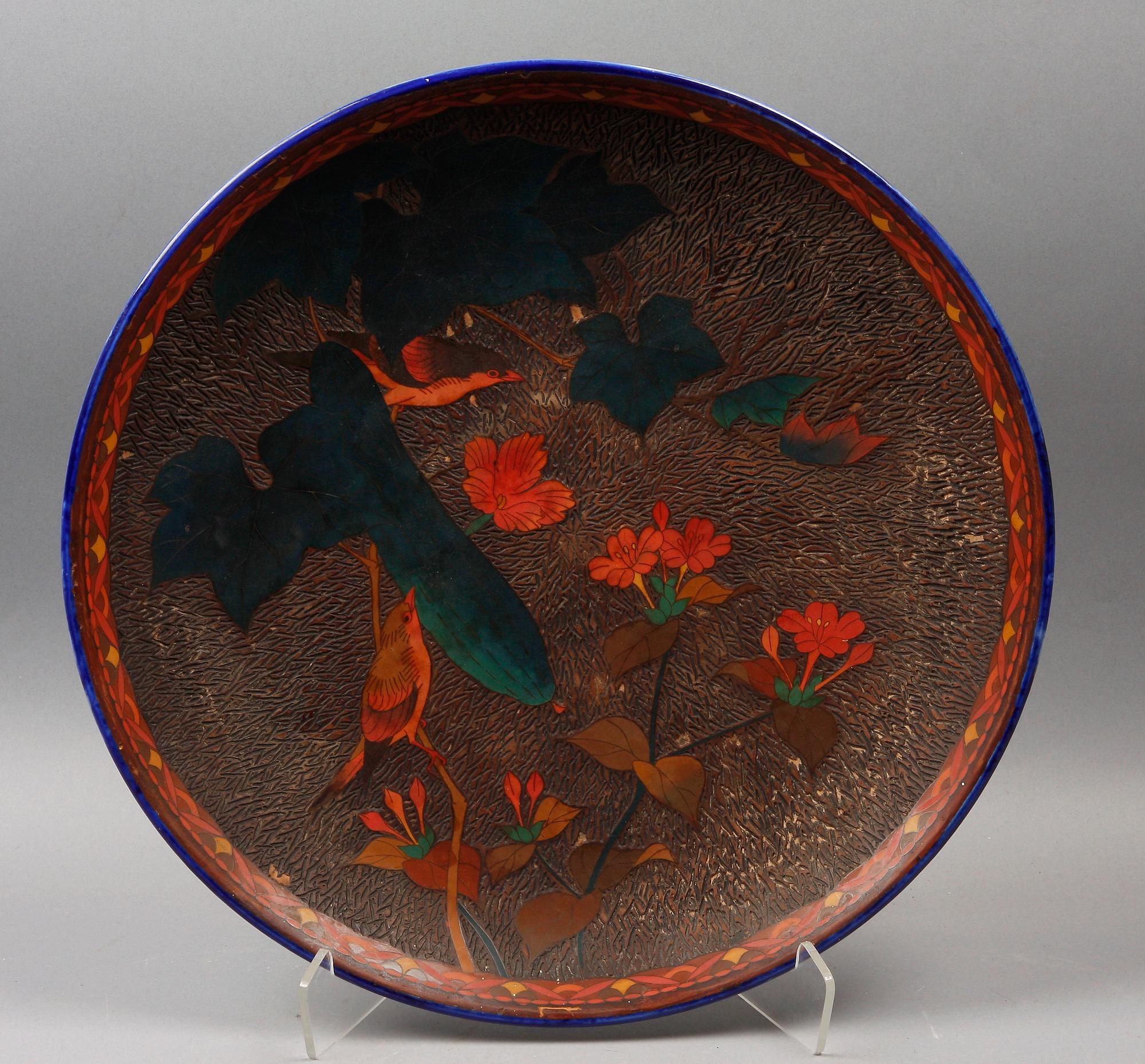 FAT, cloisonné och porslin, Japan, 1900-talets första hälft.