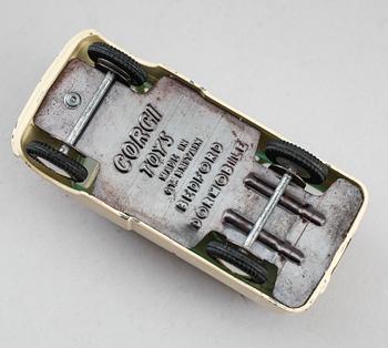 LEKSAKSBILAR 5 st, Corgi, 1950-tal.