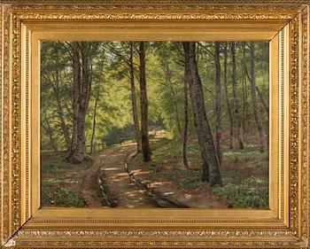 Vilhelm Georg Groth, oil on canvas, signed and dated 1881.