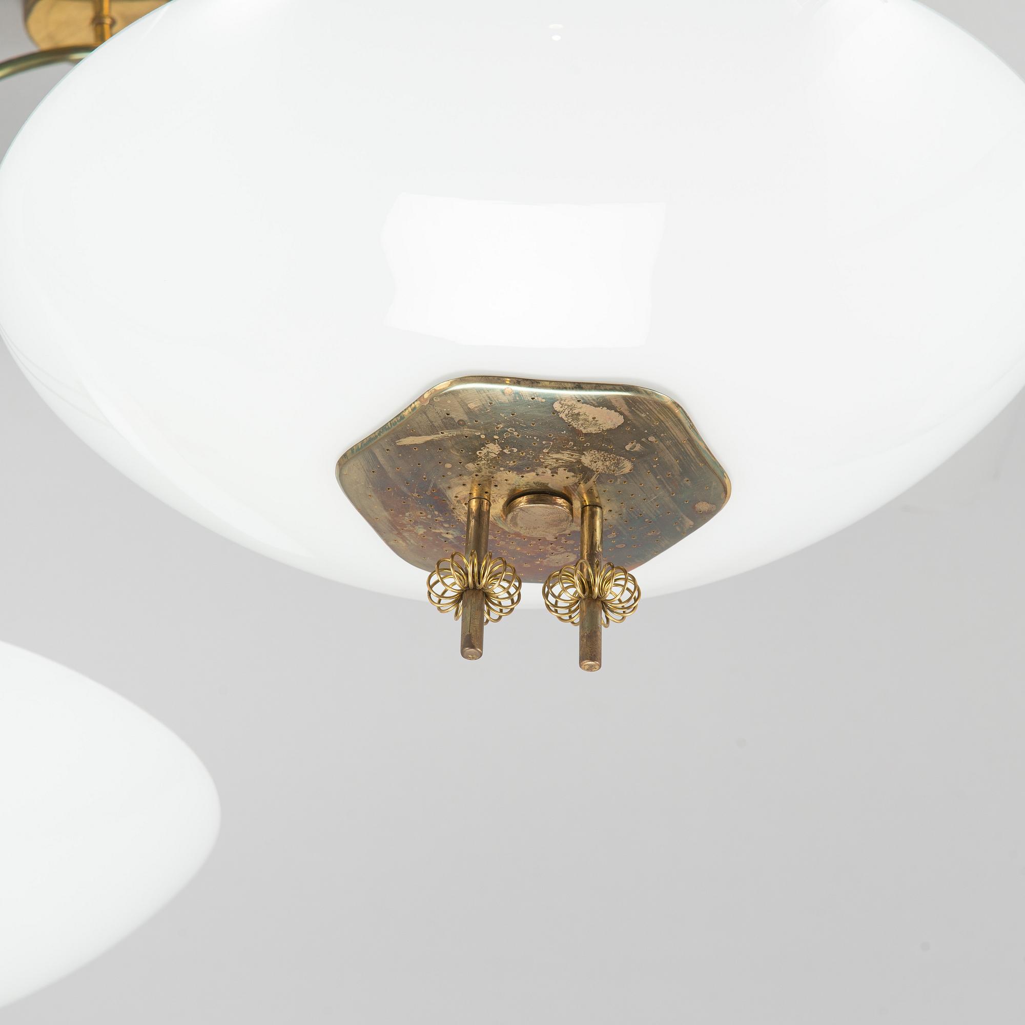 Paavo Tynell, Chandelier, for Taito. Made to order 1950.