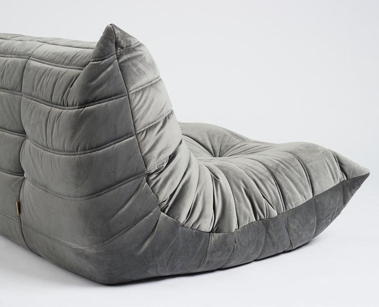 Michel Ducaroy, soffa, fåtölj och fotpall, "Togo", Ligne Roset, 2000-tal.