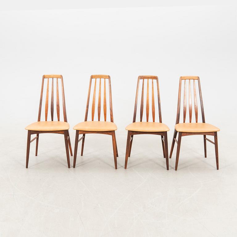 Ib Kofod-Larsen, chairs 4 pcs Denmark 1960s.