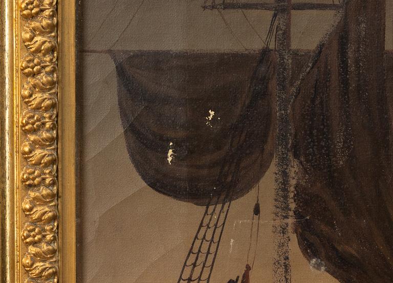 Moonlight over Kronborg Castle, Helsingør.