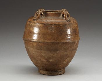 KRUKA, keramik. Troligen Sui dynastin, ca 600 e.Kr.