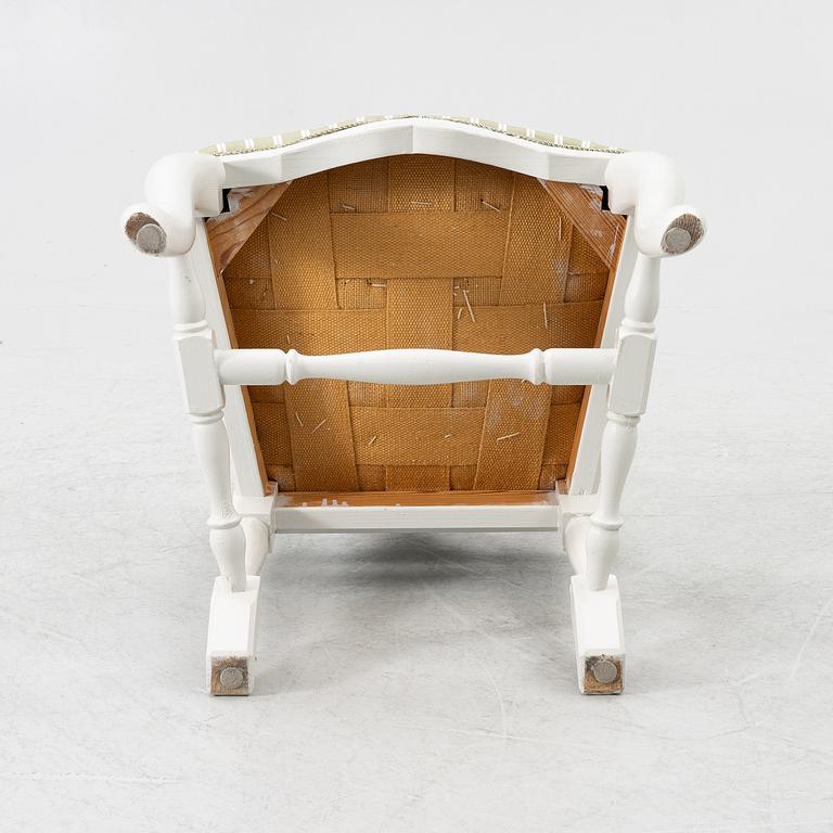 Matbord, 8 stolar, senbarockstil, 1900-tal.