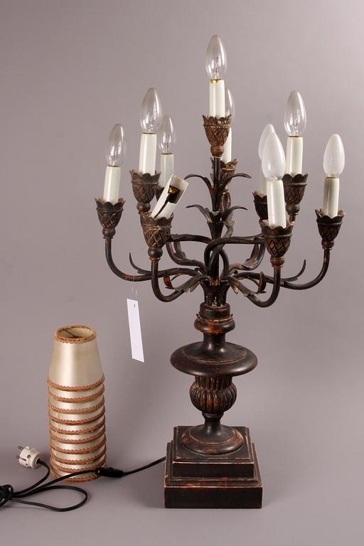 BORDSLAMPA, 1900-tal.