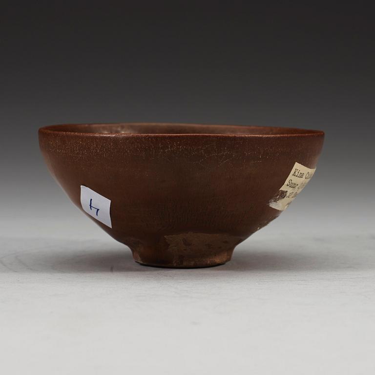 A temmoku bowl, Song dynasty (960-1279).