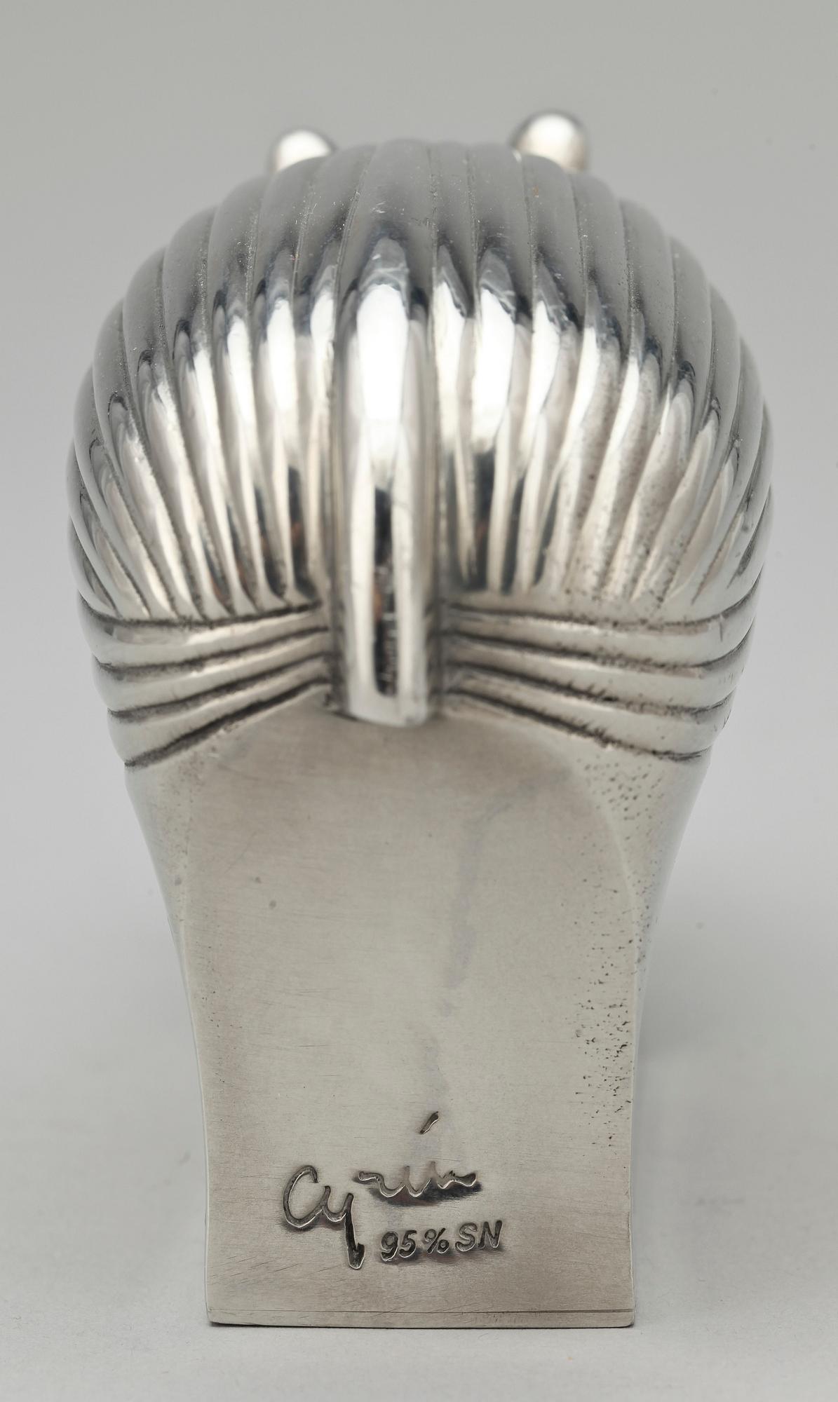 FIGURIN, tenn, design Gunnar Cyrén, märkt Cyrén.