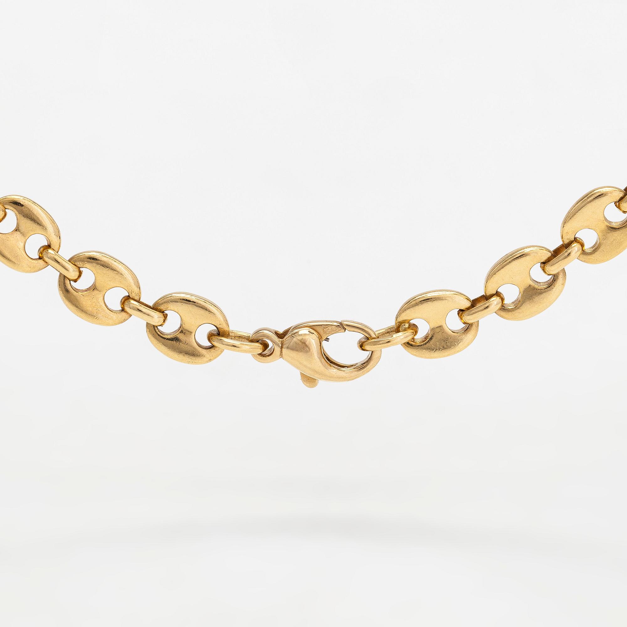 Halsband, 18K guld, Schweiz.