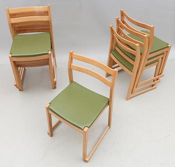 STOLAR, 8 st, C-E Ekström, Alb. Johansson & söner, Hyssna, 1900-talets andra hälft.