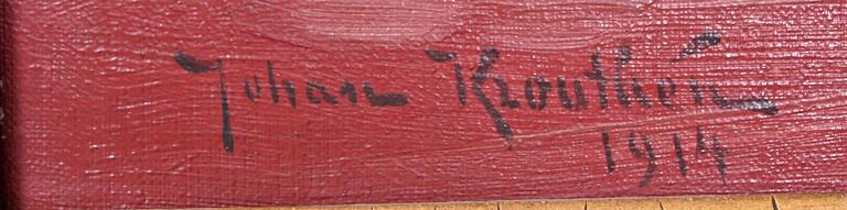 JOHAN KROUTHÉN, olja på duk, sign o dat 1914.