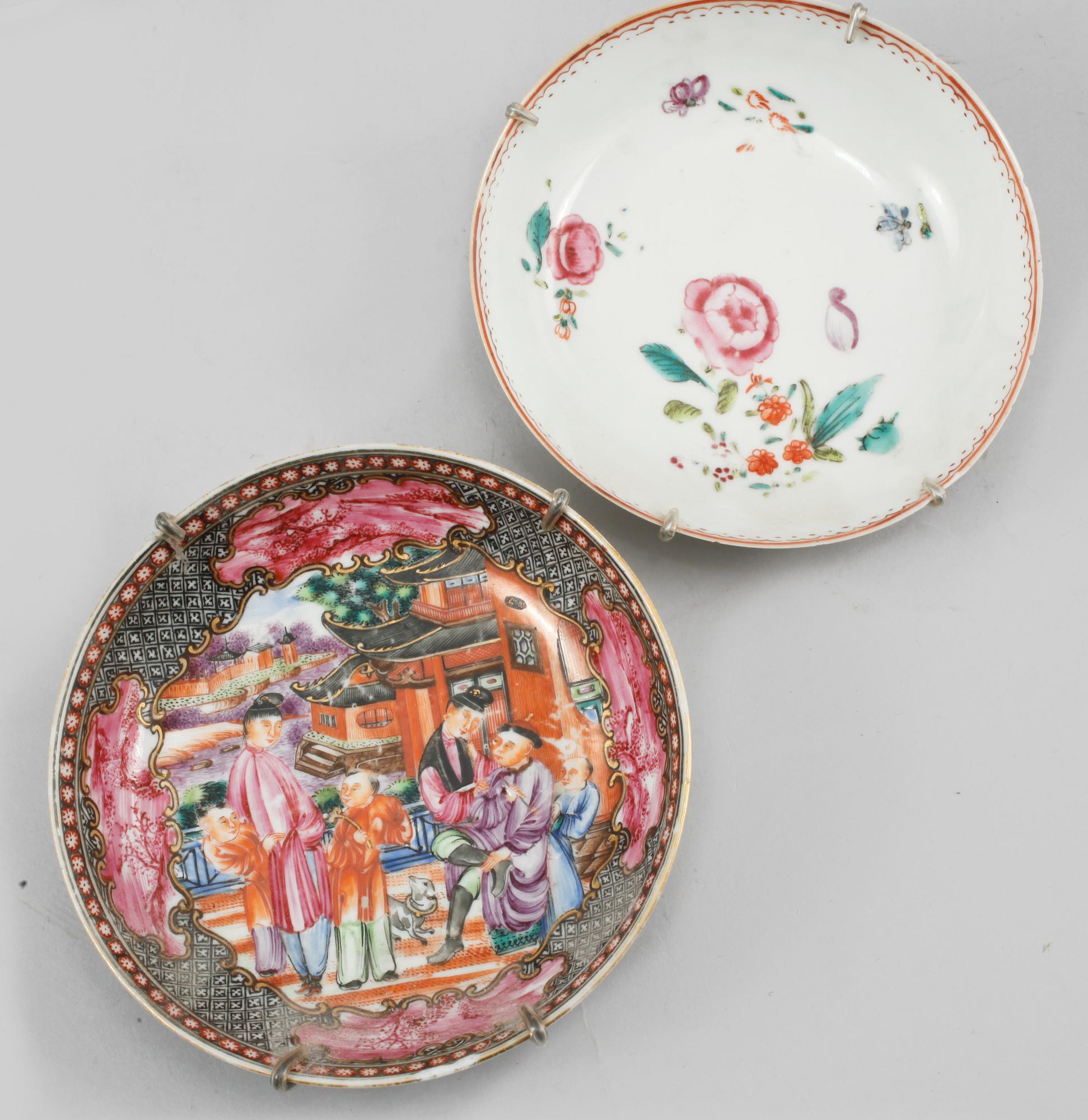 PARTI PORSLIN, 4 delar, Kina, 1700-tal.