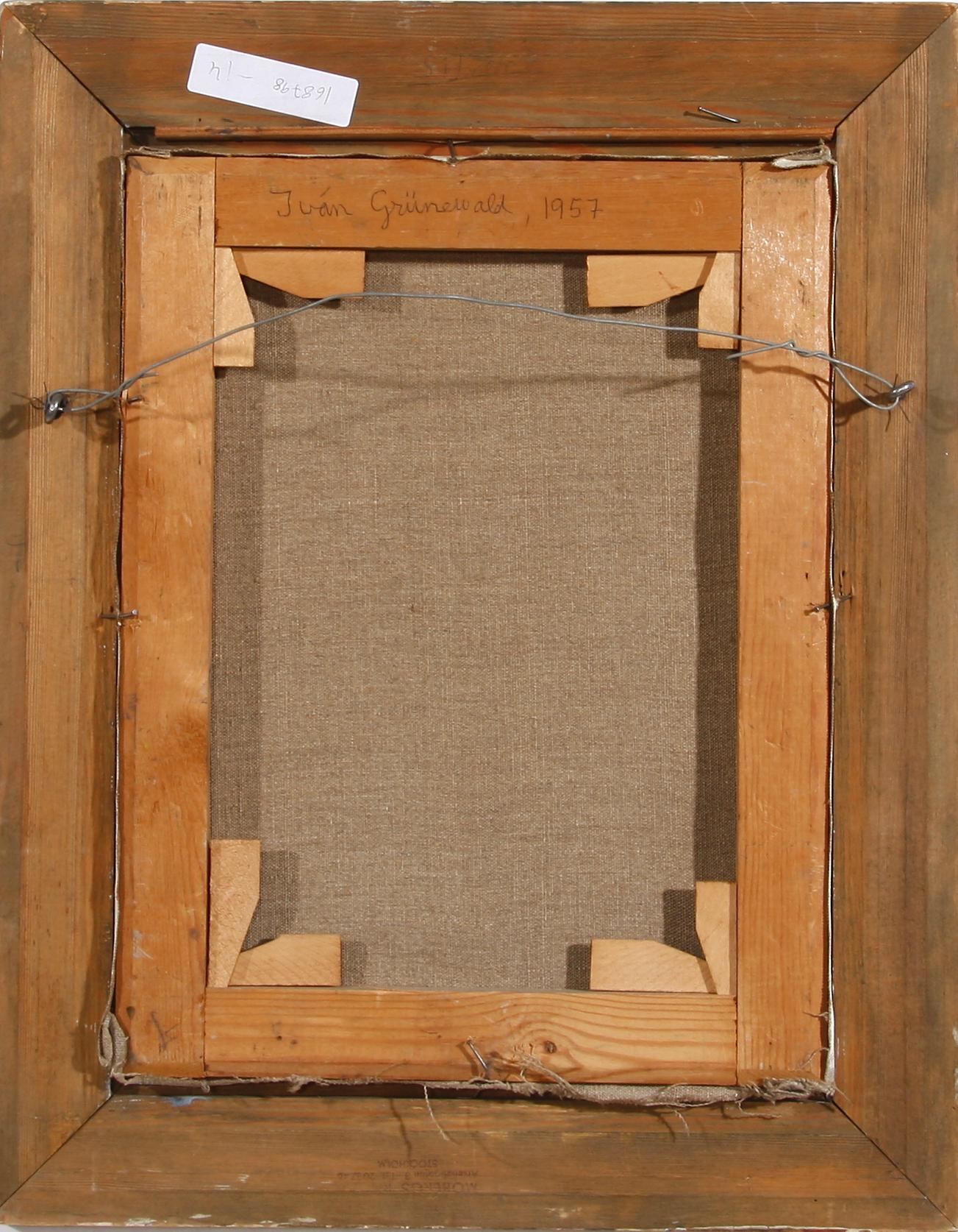 IVAN GRÜNEWALD, olja på duk. Monogramsign.