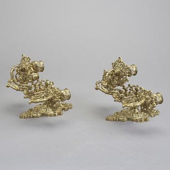 VÄGGAPPLIQUER, oscarianskia, 1800-talets slut.