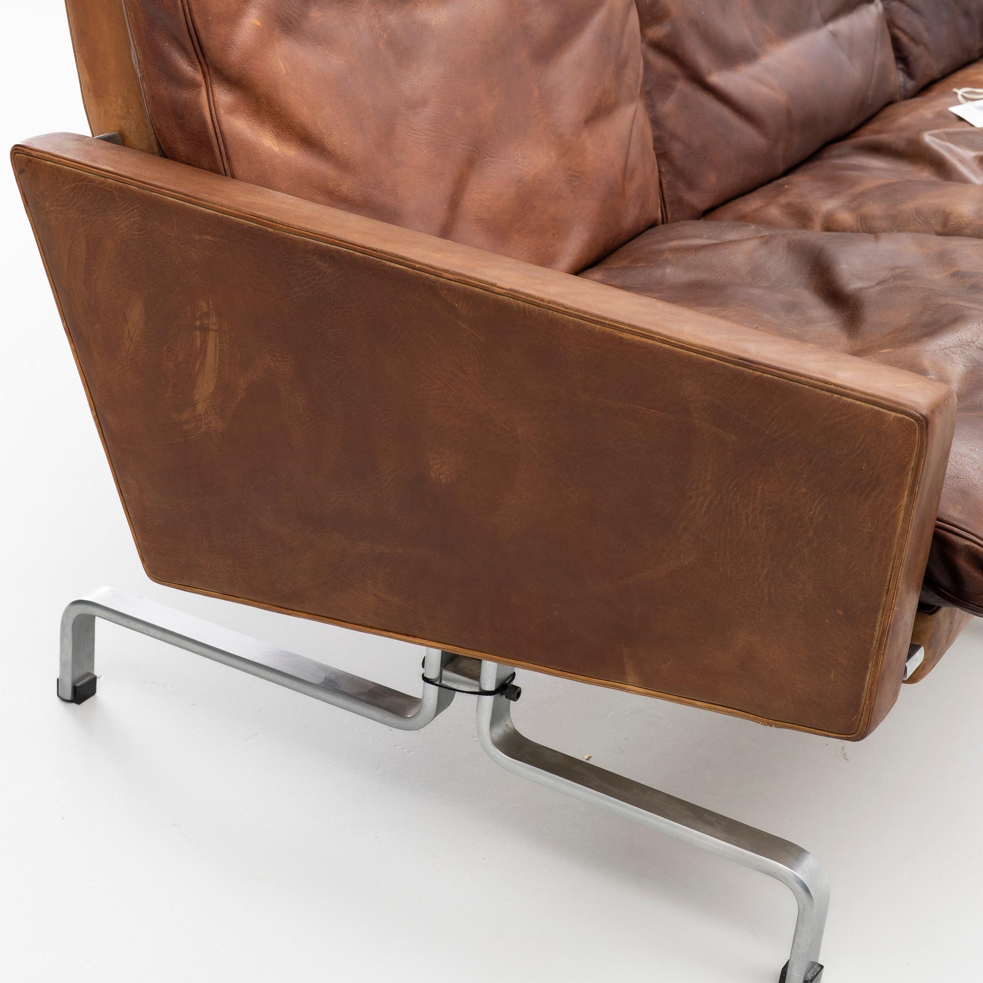 Poul Kjaerholm, soffa, "PK-31", sannolikt E. Kold Christensen, Danmark, 1900-talets andra hälft.