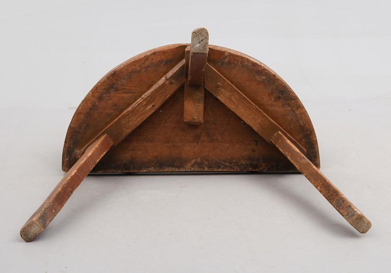 BORDSSTOL, allmoge, 1700-tal.