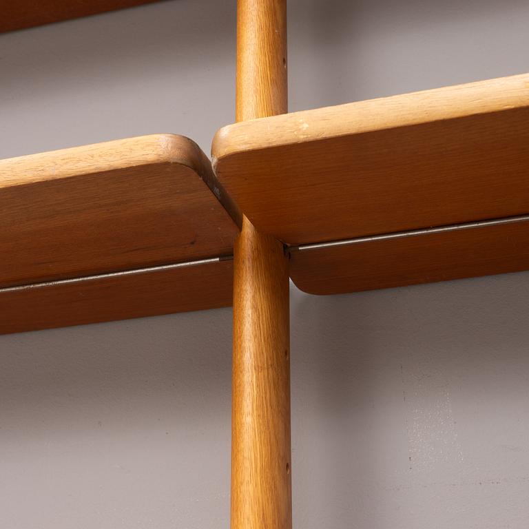 William Watting, bookcase, double section, A/S Mikael Laursen Århus, Denmark, 1950s/60s.