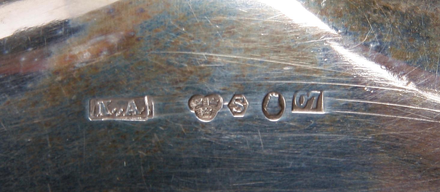 PARTI SILVER, 4 delar, 1900-tal. Bl.a Georg Jensen.