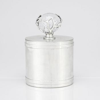 Estrid Ericson, a pewter box for Svenskt Tenn, Stockholm 1976.