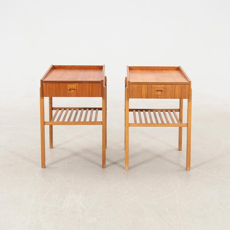 Pair of bedside tables, 1960s.