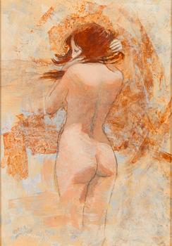 Reijo Meller, öljy levylle, signeerattu ja päivätty 2006.