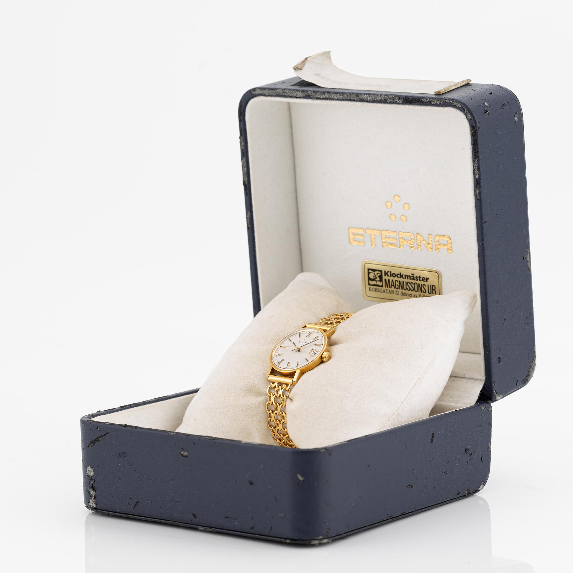 Eterna, wristwatch, 22 mm.