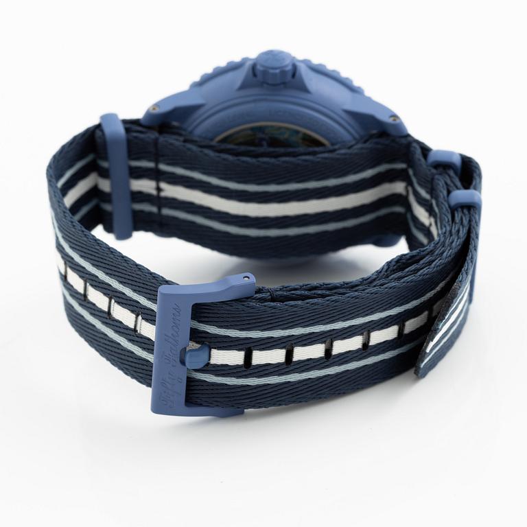 Swatch/Blancpain, Scuba Fifty Fathoms, Atlantic Ocean, wristwatch, 42.3 mm.