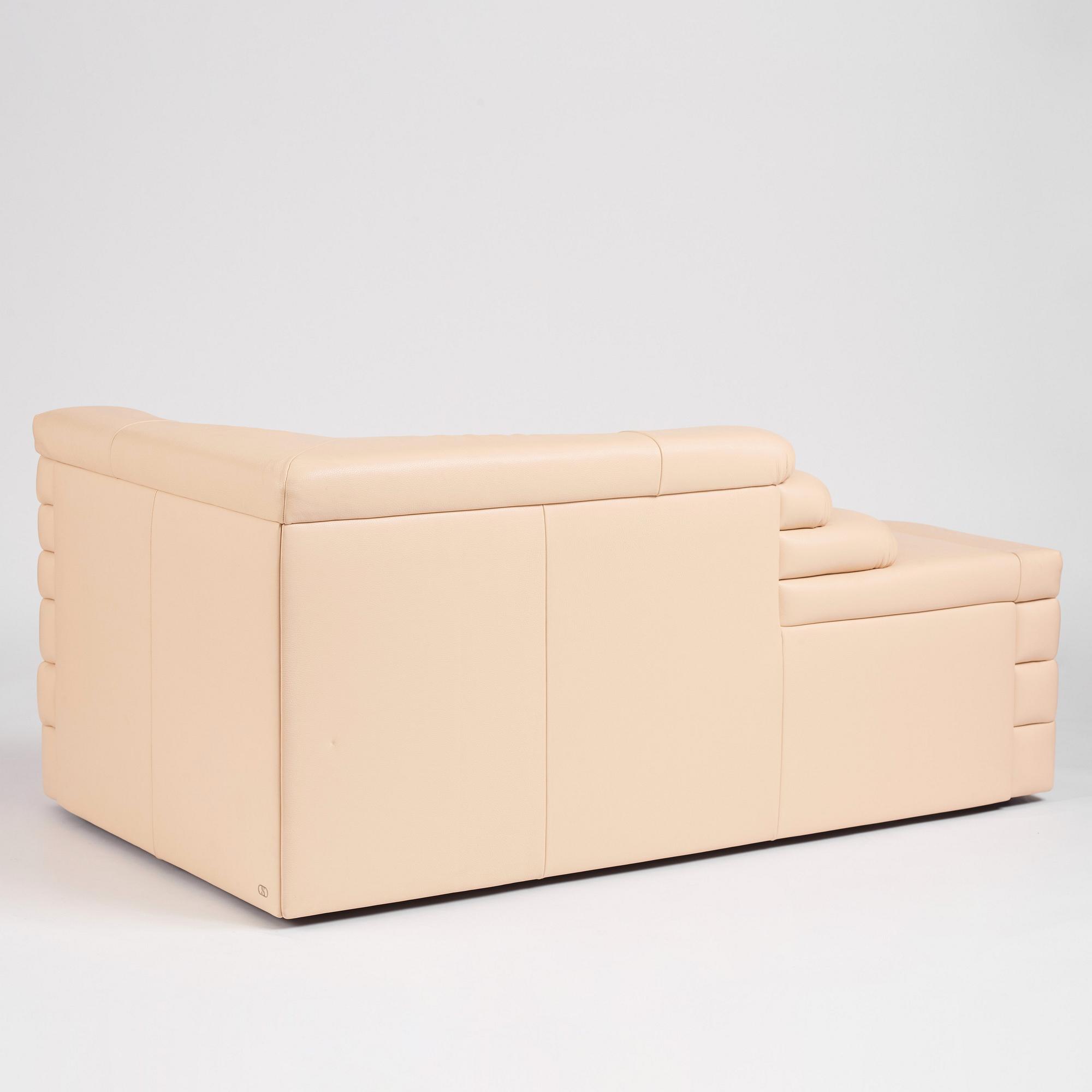 Ubald Klug, a two piece modular sofa, model "DS-1025, Terazza", De Sede, Switzerland, post 1973.