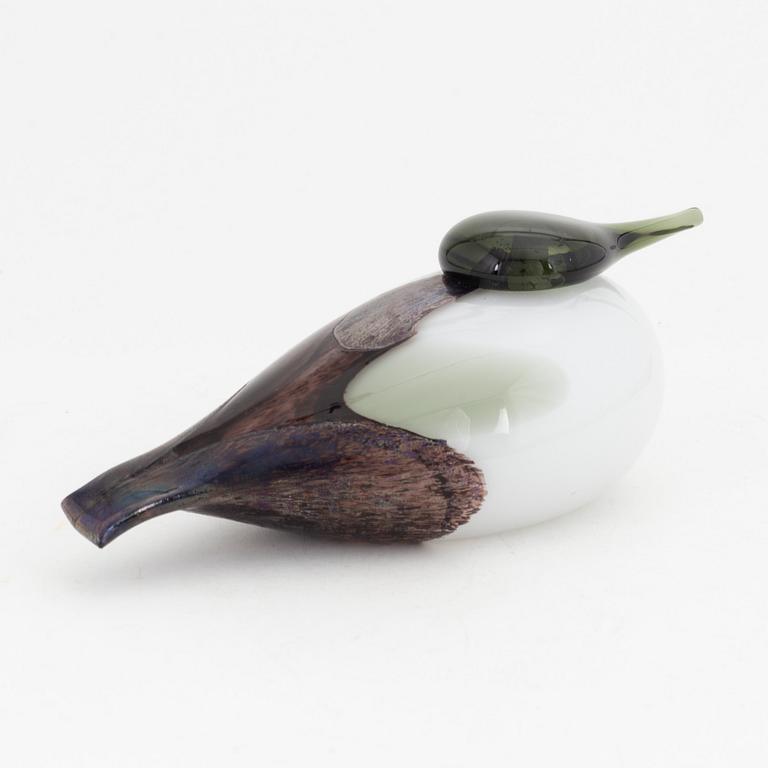 Oiva Toikka, a glass bird, Nuutajärvi Notsjö, signed.