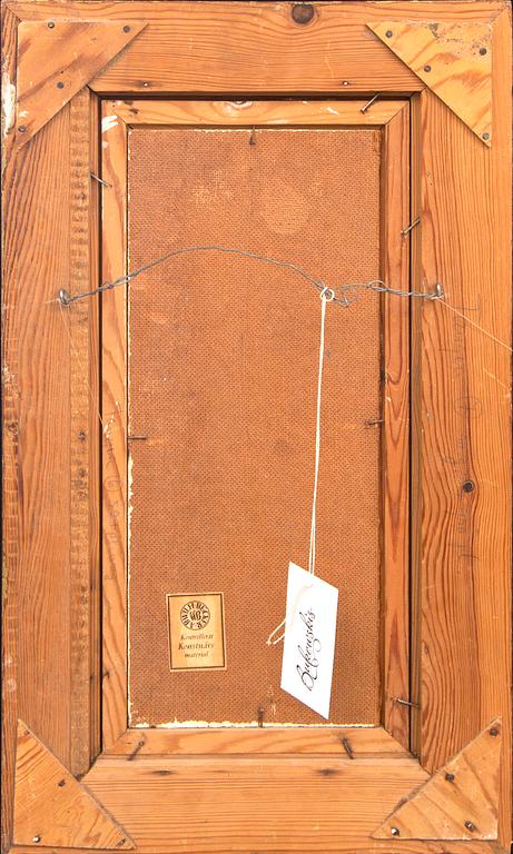 Olaf Tangen, olja på pannå signerad.